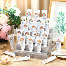 Dansib boho rainbow pattern hand cream adds color while nourishing skin
