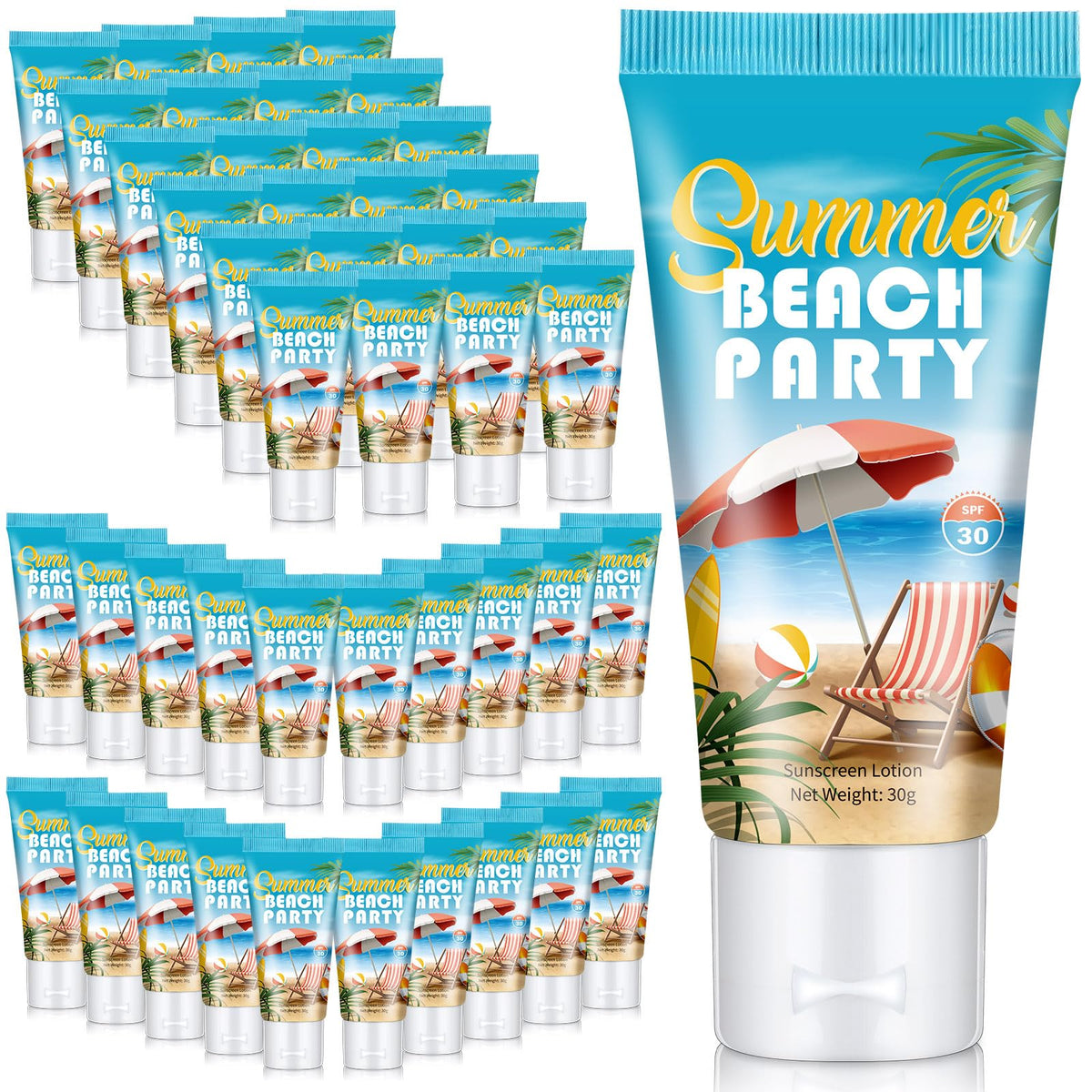 Dansib mini sunscreen 1oz travel pack front view, ideal for on-the-go sun protection