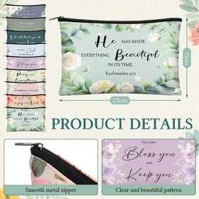 Dansydaisy Inspirational Bible Keychains carry verses for daily encouragement and reminders.