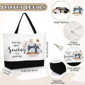Dansydaisy makeup bag in multicolor, keeps cosmetics organized on the go.