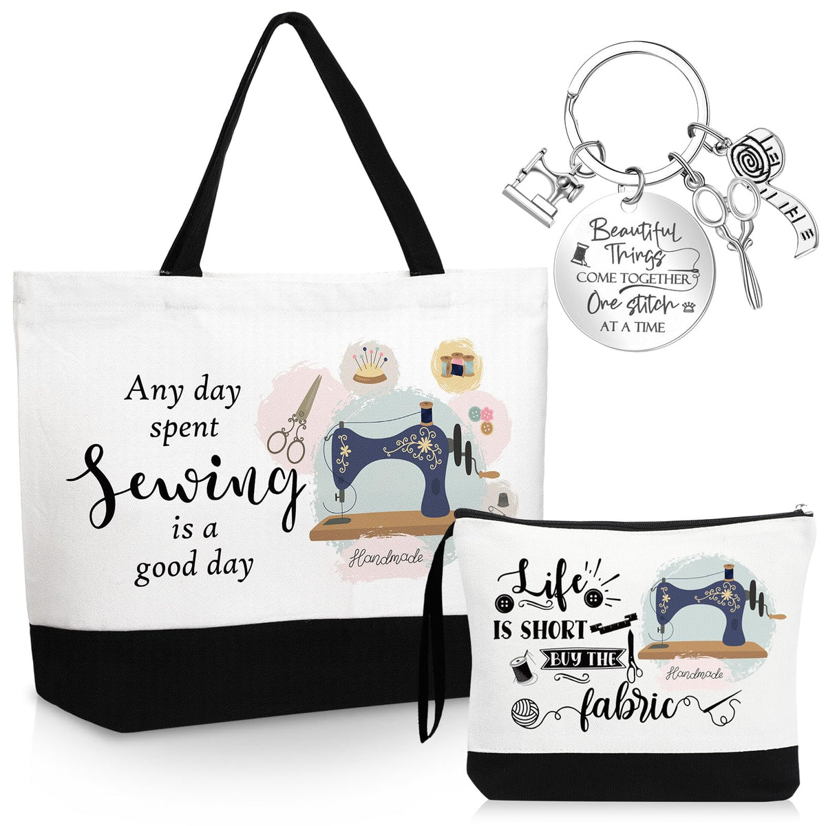 Dansydaisy tote bag with pig design, ideal for travel and daily errands.