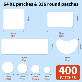 Daolyo round 10mm patch provides breathable coverage for small spots