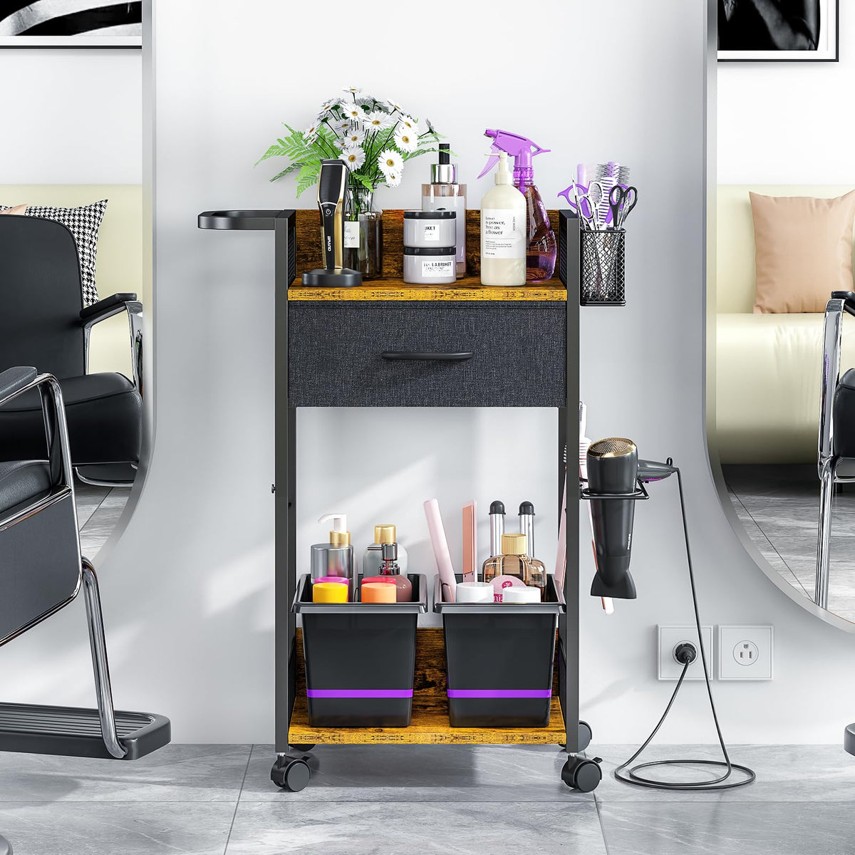 DAOUTIME drawer storage keeps tools organized for quick access.