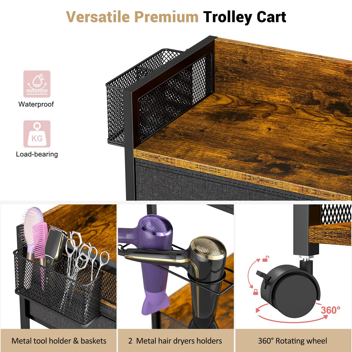 DAOUTIME easy-assemble design saves setup time.
