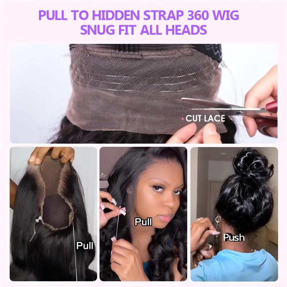 daparo hd transparent lace 360 wig blends invisibly for a natural look