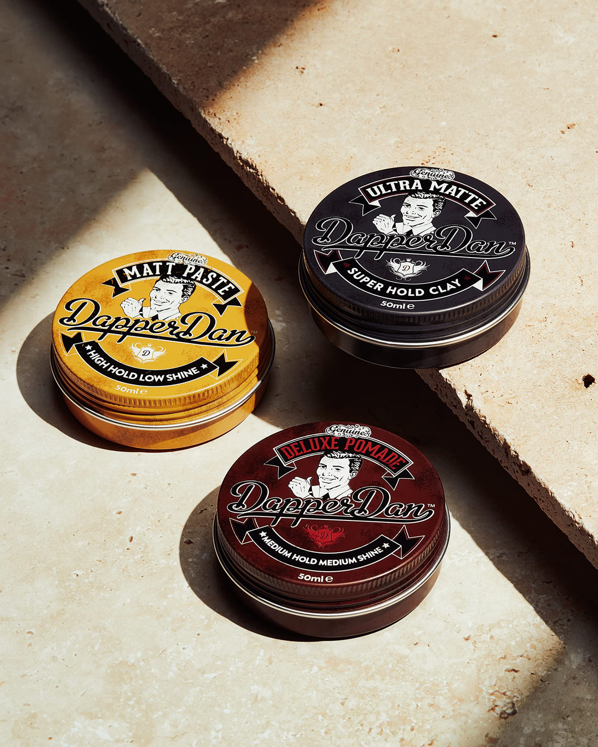 Dapper Dan Matt Paste flexible hold supports various looks.