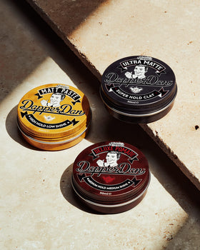 Dapper Dan Matt Paste flexible hold supports various looks.