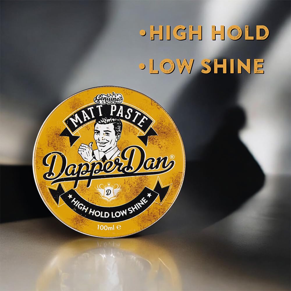 Dapper Dan Matt Paste matte finish emphasizes natural-looking texture.