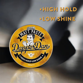 Dapper Dan Matt Paste matte finish emphasizes natural-looking texture.