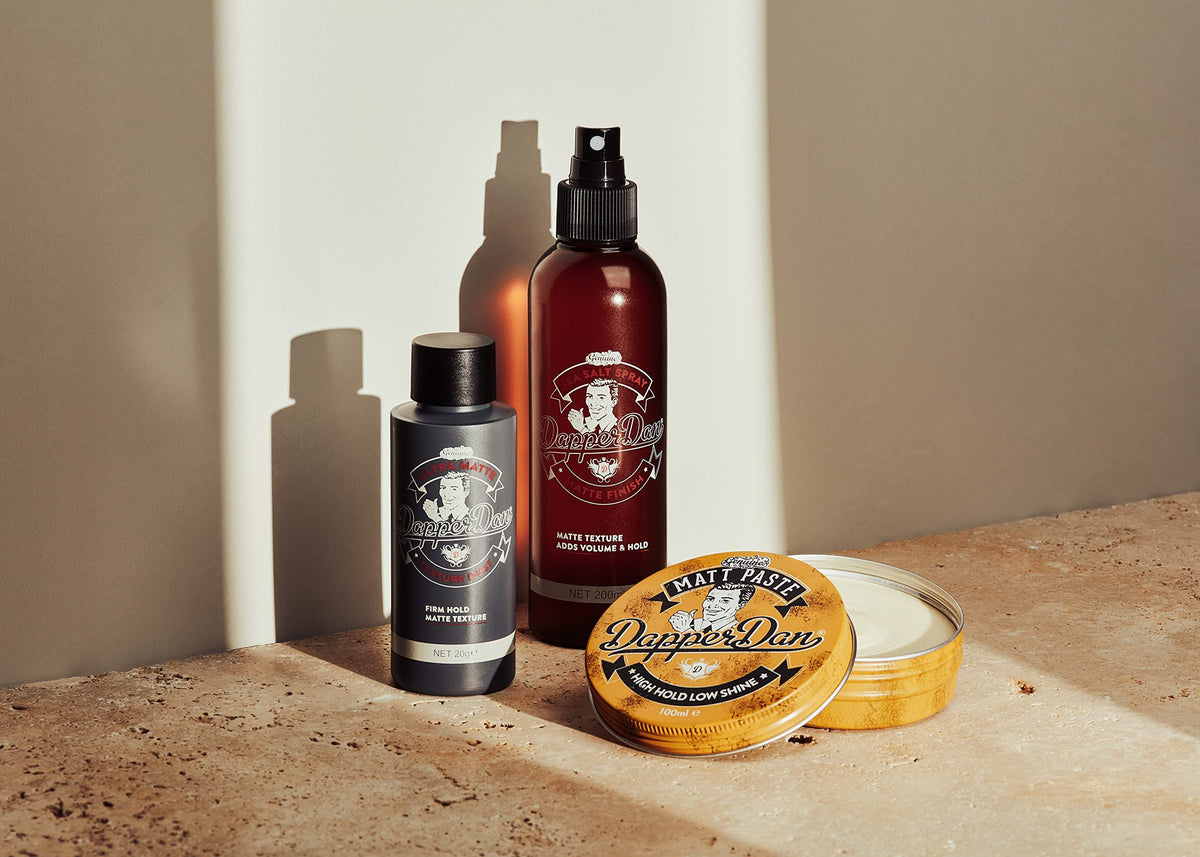 Dapper Dan Matt Paste vintage cologne fragrance enhances grooming routine.