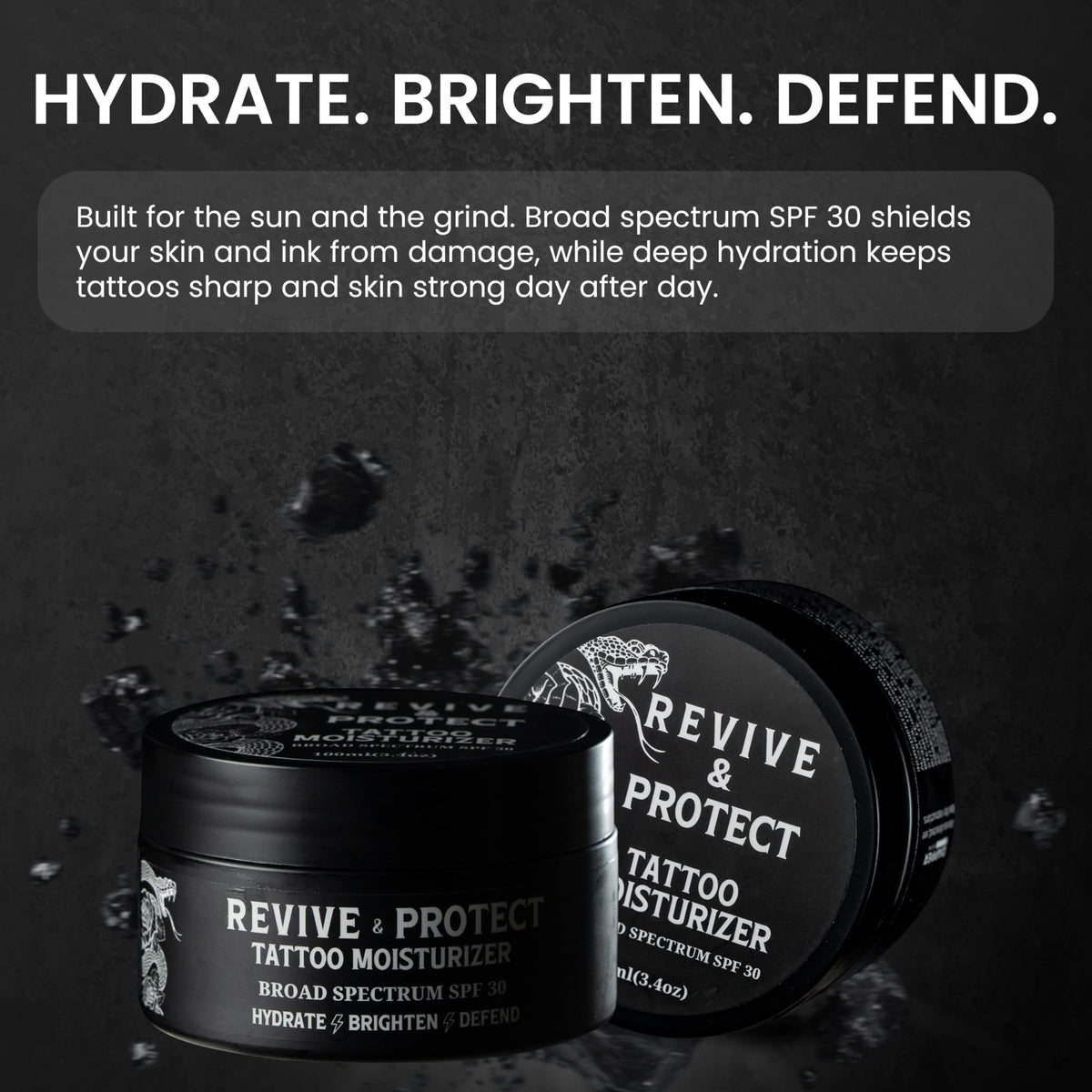 Cream applied on skin showing smooth non greasy finish ideal for daily use