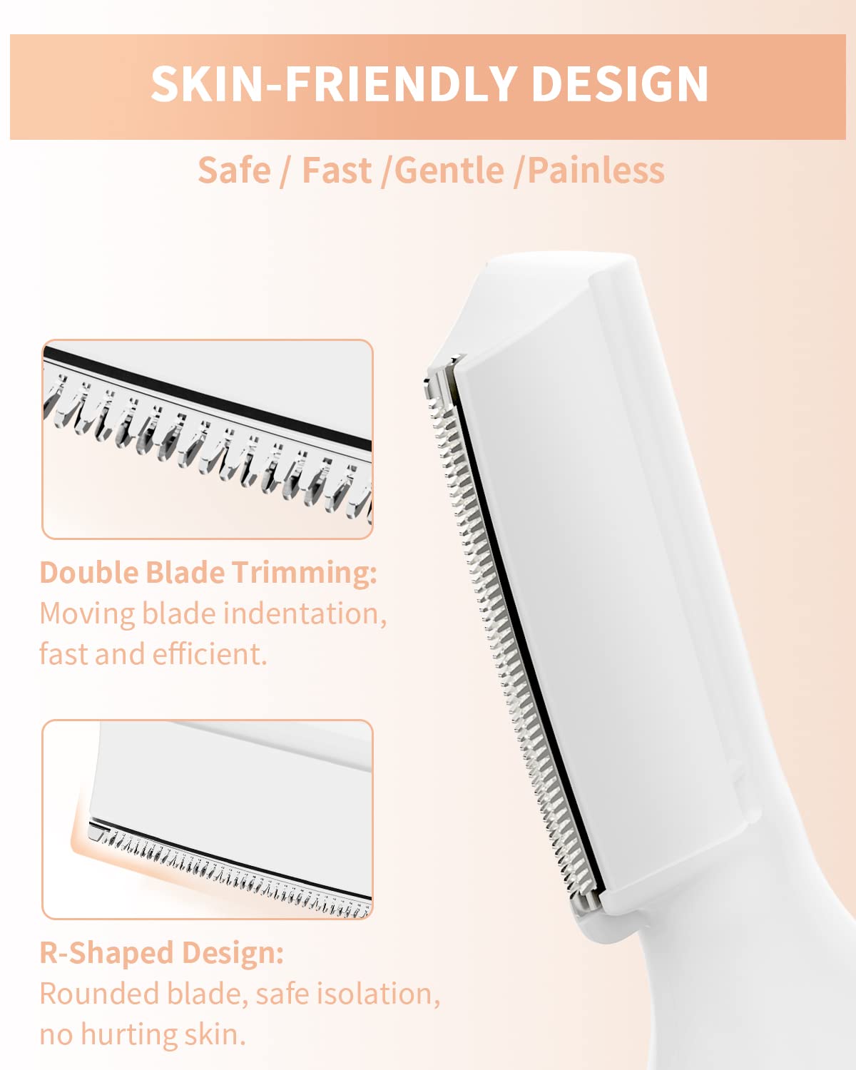 Dapsang Eyebrow Trimmer dual-head kit for versatile shaping.