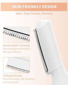 Dapsang Eyebrow Trimmer dual-head kit for versatile shaping.