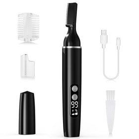Dapsang Eyebrow Trimmer with LED light for precise shaping at home.