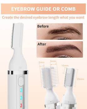 Dapsang Eyebrow Trimmer USB rechargeable for cordless convenience.