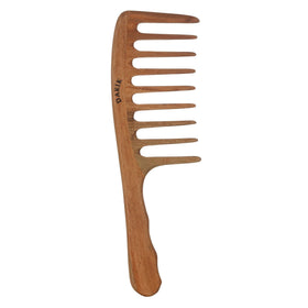 Darik Professional wooden wide-tooth comb is travel-friendly and compact
