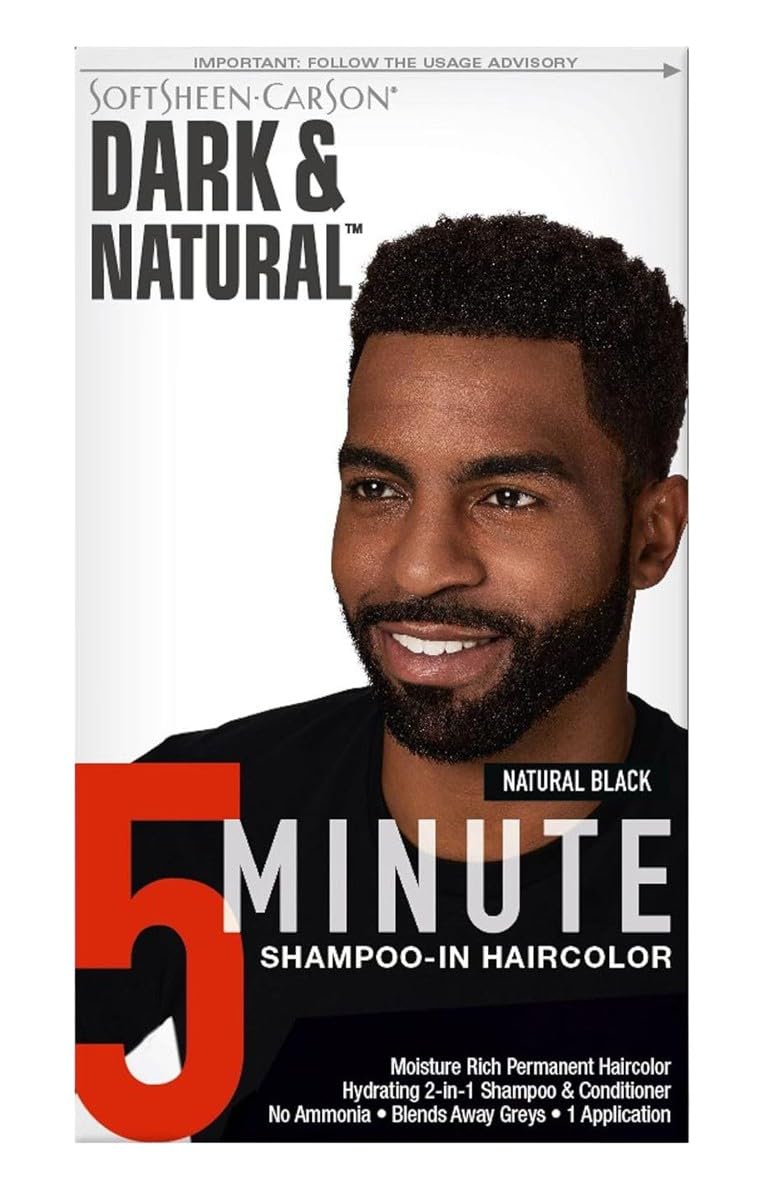 Dark & Natural Color Men Natural Black 3 Pack pack shot for convenient color at-home use