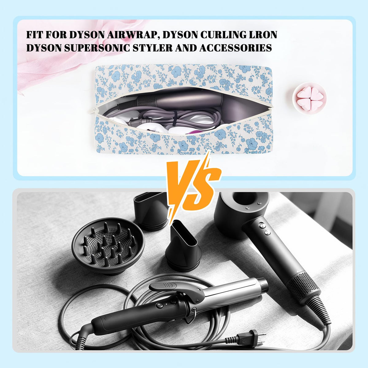Dark Swan interior with soft padding and divider protects tools during travel.