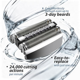 Darohz 70S Series foil head, wet and dry use for flexible grooming