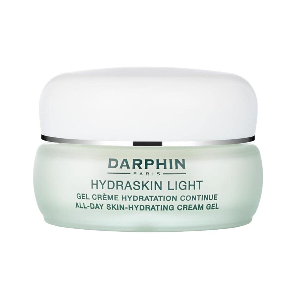 Darphin Hydraskin Light Gel Cream pack-shot showing a sleek jar for daily hydration on normal to combination skin
