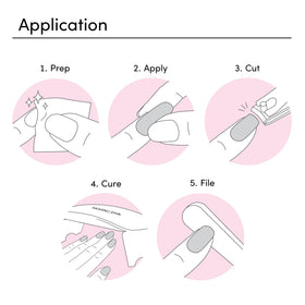 Dashing Diva Glaze LED lamp compactly cures gel strips for a fast finish.