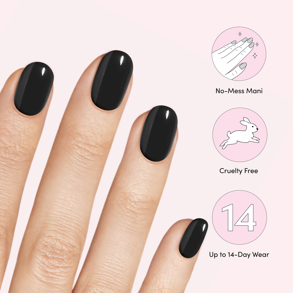 Dashing Diva Gloss vegan, cruelty-free, 21-free formula for a cleaner routine.