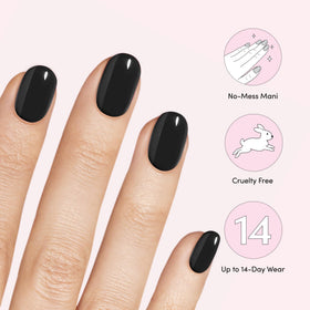Dashing Diva Gloss vegan, cruelty-free, 21-free formula for a cleaner routine.