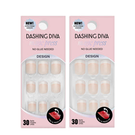 Dashing Diva Magic Press adhesive stay-put design for secure wear