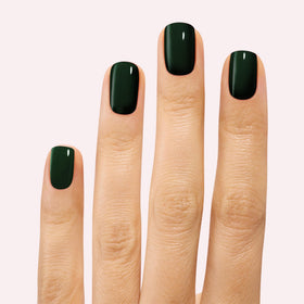 Moody neutrals palette shown on nails for versatile everyday wear.