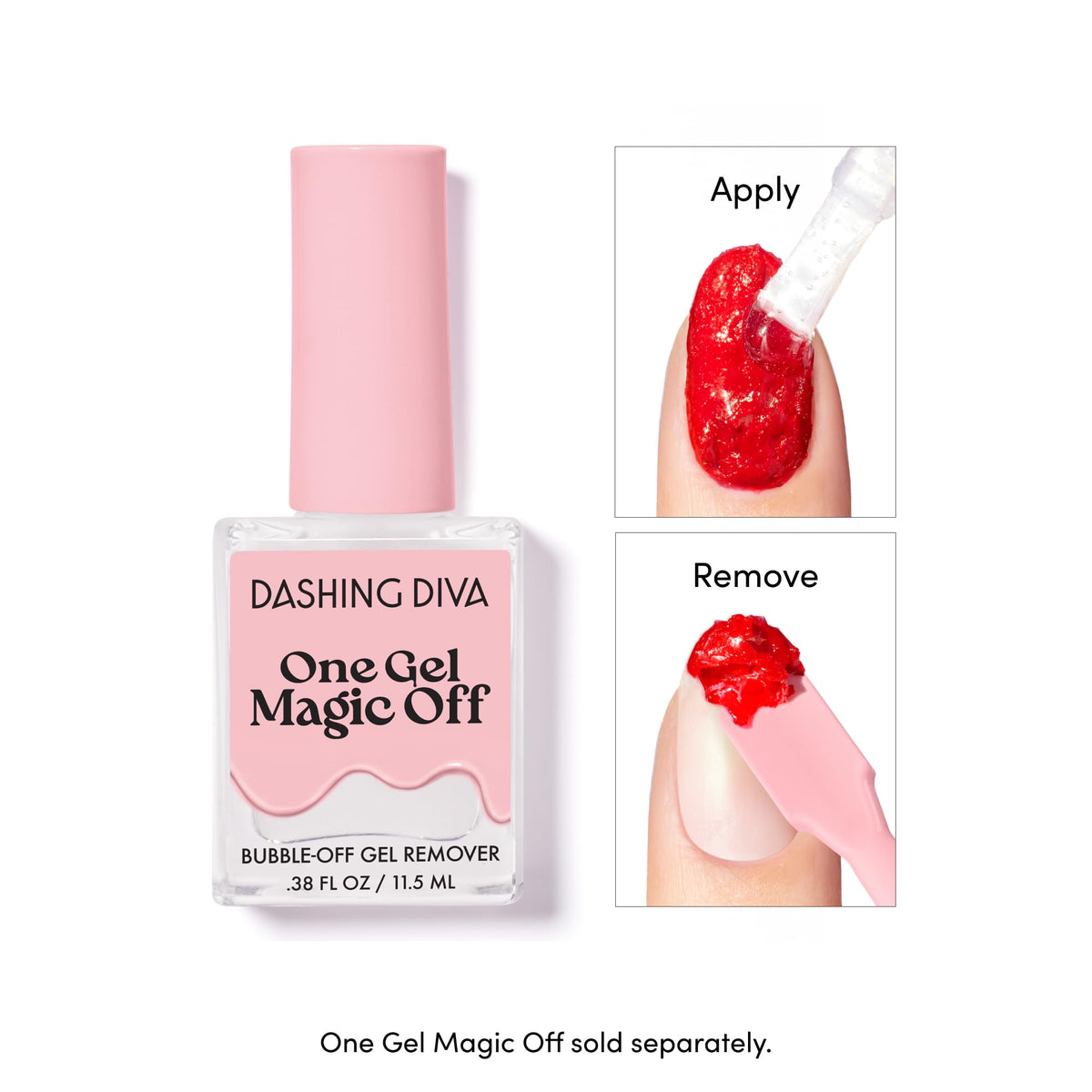 Dashing Diva glossy gel color on nails with high-shine close-up