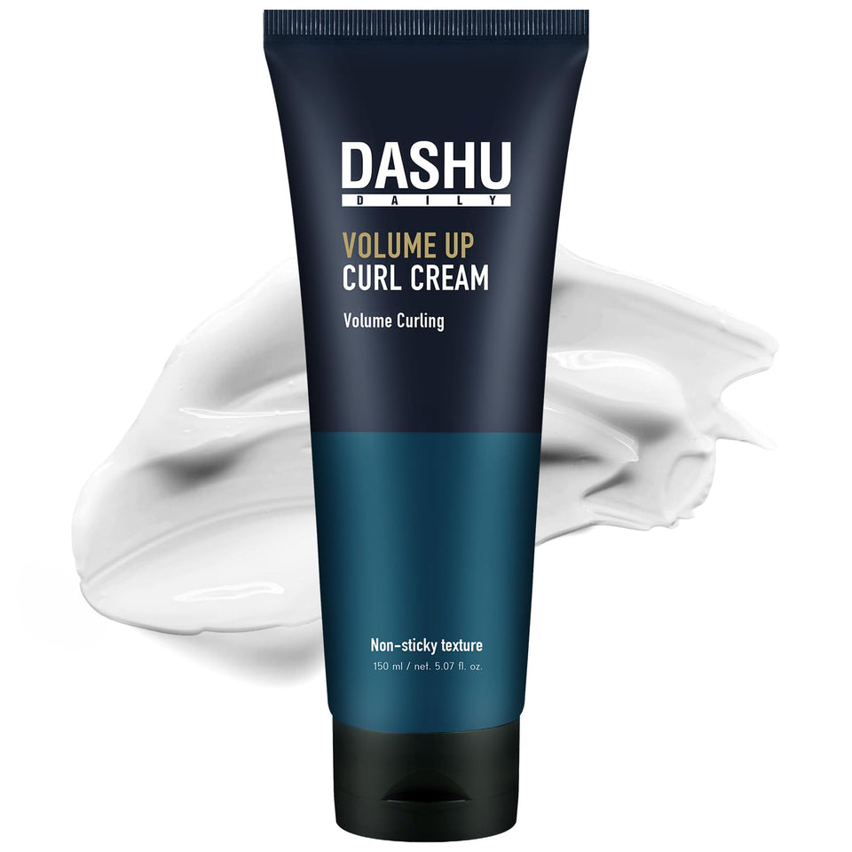 DASHU Daily Volume Up bottle pour demonstrating easy application and hydration.