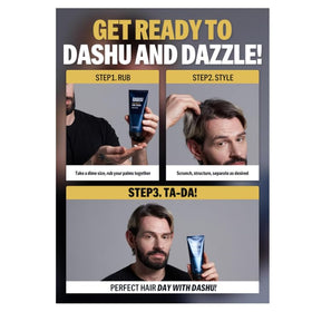 DASHU Daily Volume Up waves model displays defined, bouncy curls.