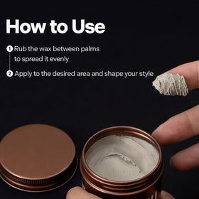DASHU Wild Design Mucle Wax no-shine matte finish on hair