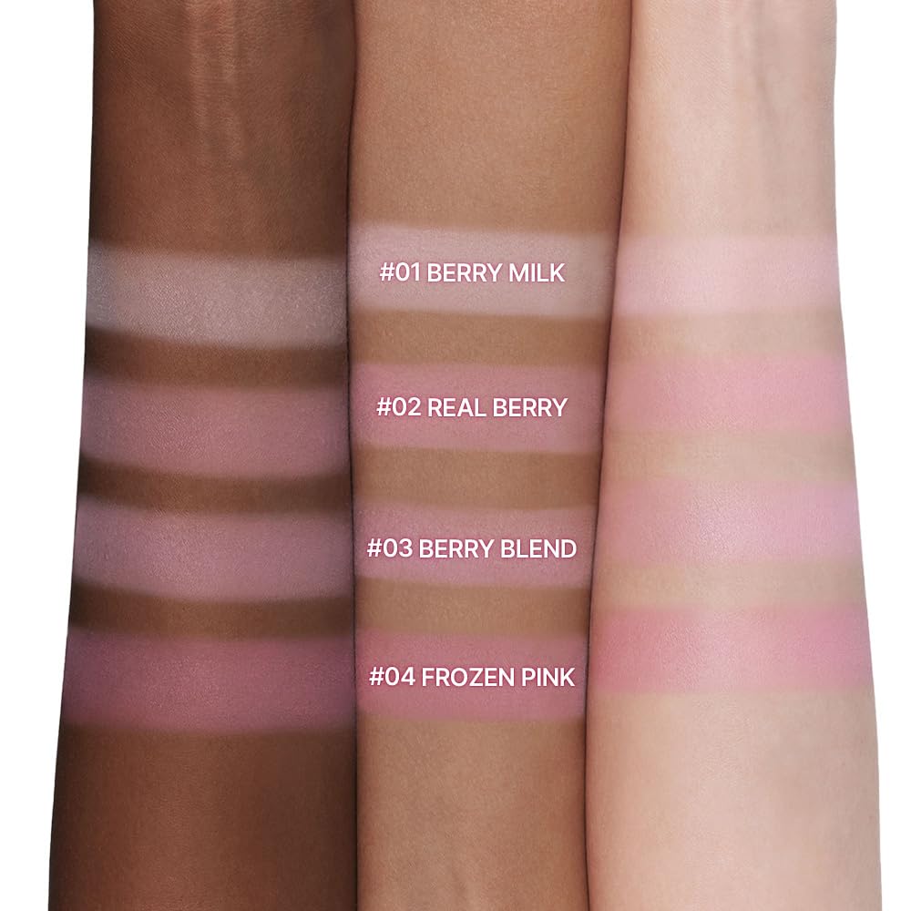 Dasique Blending Mood Cheek Berry Smoothie shade 2 close-up for rosy blush layering.