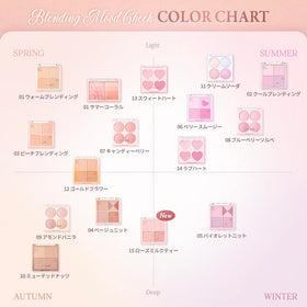 Dasique Blending Mood Cheek Rose Milk Tea 03 swatch featuring embossed detail and smooth application.