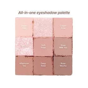 dasique Shadow Palette Rose Milk Tea compact case demonstrates portable color on the go