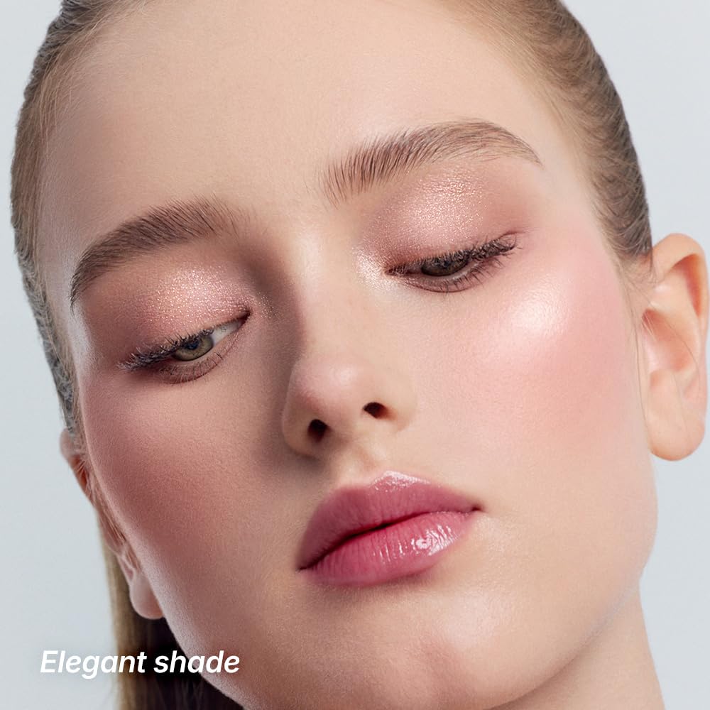 dasique Shadow Palette Rose Milk Tea pan closeup highlights satin and matte textures