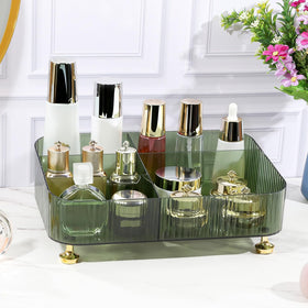DASITON perfume tray keeps bottles visible and accessible on the dresser.