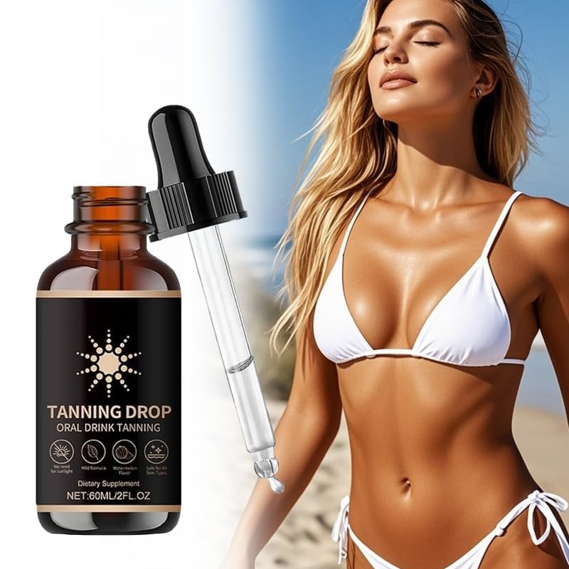 DASIUIP tanning drops to drink bottle ready for home use