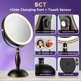 DASLAVA three-color adjustable lighting for accurate color matching.
