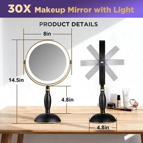 DASLAVA anti-slip base ensures stable placement during beauty routines.