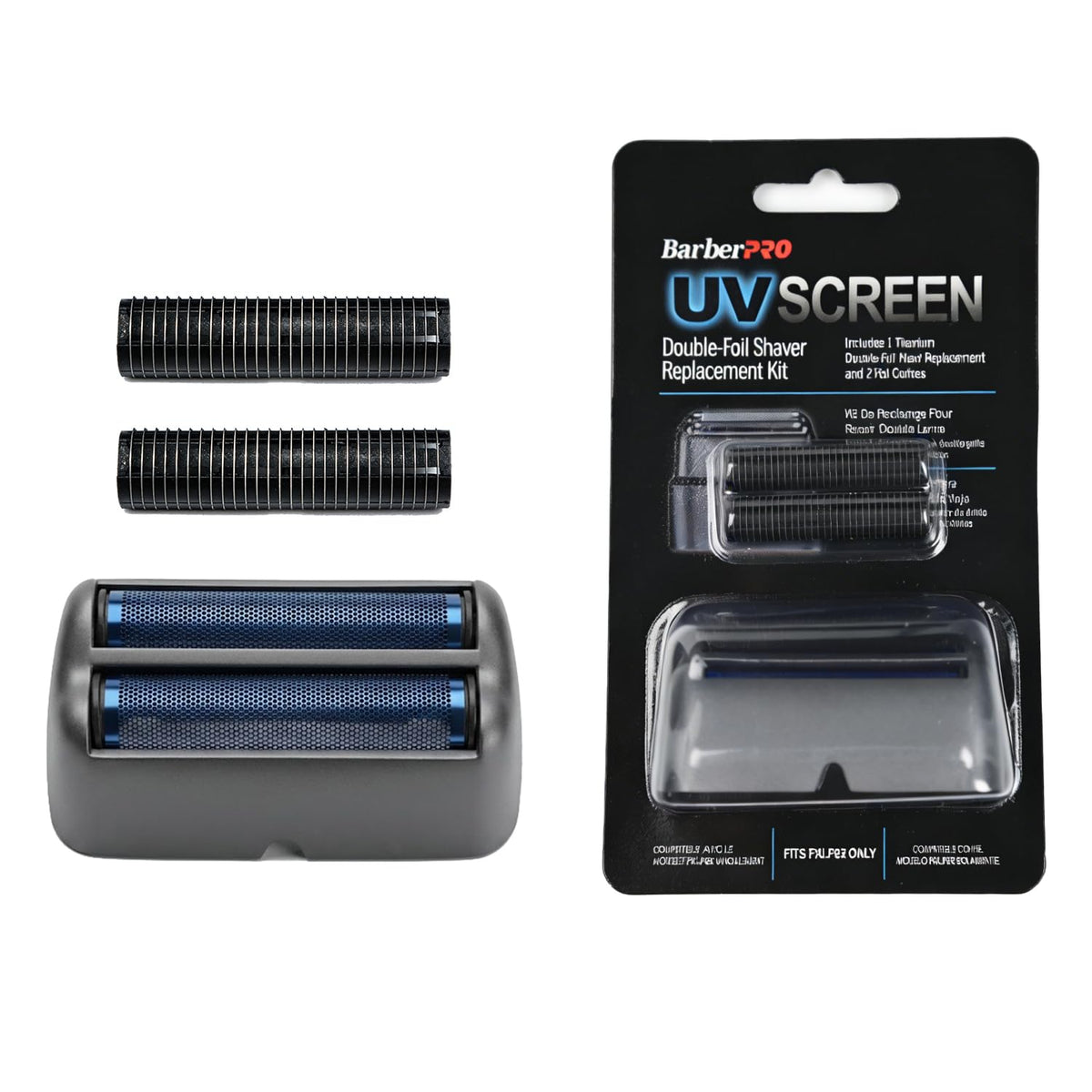 dasvisy replacement foil for BaBylissPRO UV double-foil shaver delivers ultra-close results