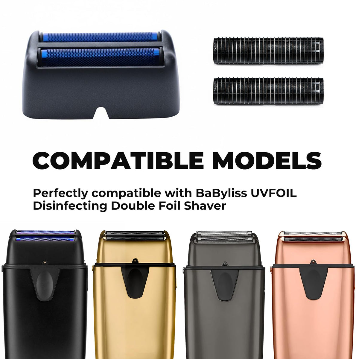 dasvisy UV shaver accessory in gray, supports maintaining a sharp, consistent finish
