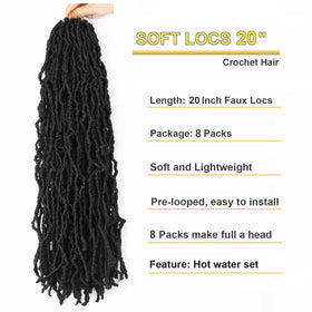 Datuoda close-up shows soft locs texture and flexible synthetic fibers