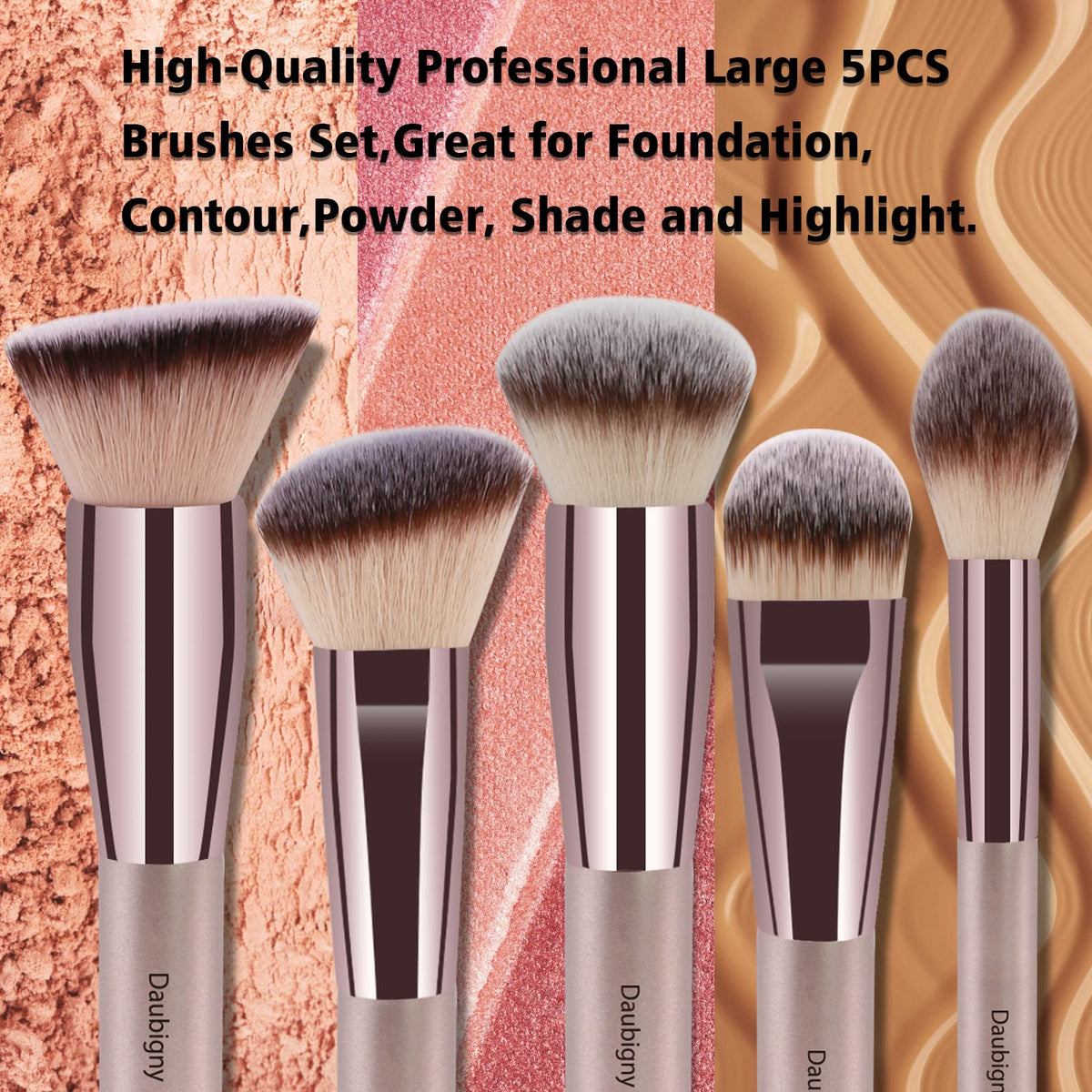 Daubigny powder and blush brush designed to apply powder evenly