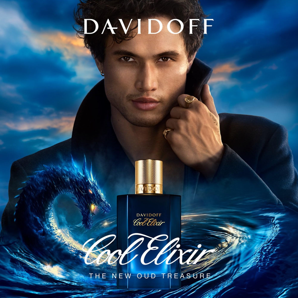 Davidoff Cool Elixir heart notes Lavandin delivering aromatic depth.
