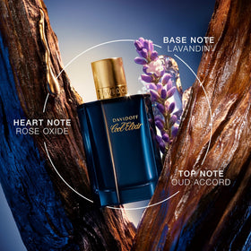 Davidoff Cool Elixir top notes Rose Oxide for a fresh opening.