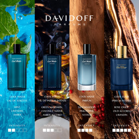Davidoff Cool Water atomizer spray for lasting freshness.