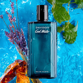 Davidoff Cool Water mint-lavender closeup highlights refreshing aroma