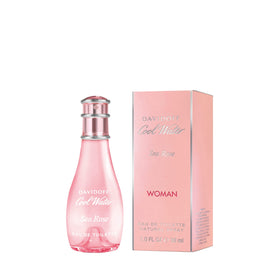 Davidoff Cool Water Sea Rose closeup reveals bottle texture and premium packaging